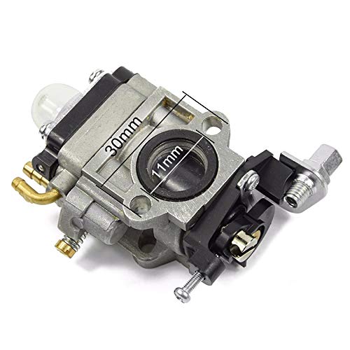 Fjiujin 1pc T242 carburador del Motor de Gasolina en Forma for TU26 32F 34F 36F desbrozadora carburador Walbro Carb Condensador de Ajuste del carburador