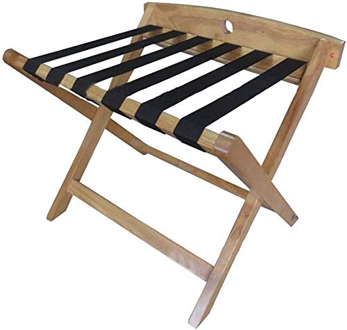 GDFEH Soportes para Maletas Soporte de Equipaje Pollo Plegable de Madera Equipaje estantería de Equipaje Mochila y Equipaje Room Habitación Facil De Montar-para La Casa, Cama, Viajes