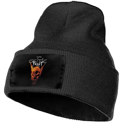 Hdadwy Celtic Frost Skull Beanie Sombreros Unisex Gorros de Punto Invierno Cálido Sombrero de esquí Suave