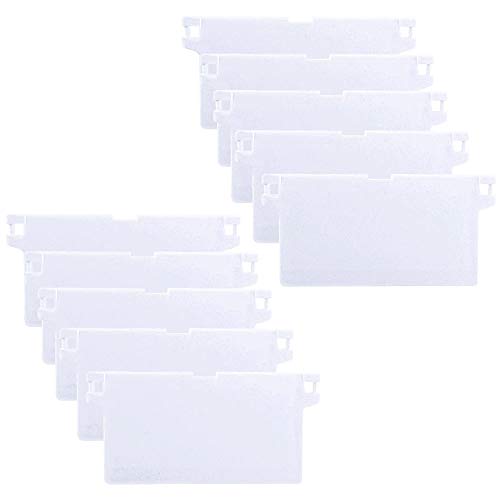 HO2NLE 10pcs Contrapeso Cortina Vertical 127 x 48 x 40 mm Kit de Reparación para Peso Persiana Veneciana Vertical Blinds Plástico Contrapesos para Persinas Verticales Laminillas Inferiores Impuesto