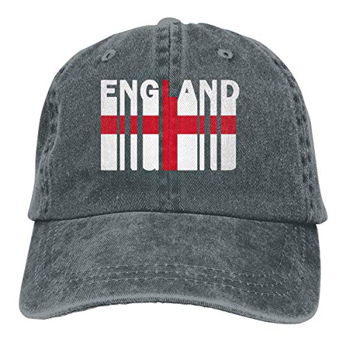 HomePink Gorra de béisbol para Hombres y Mujeres, Gorra de algodón Ajustable para Mujer con Bandera Inglesa Retro Sombrero de Gorra