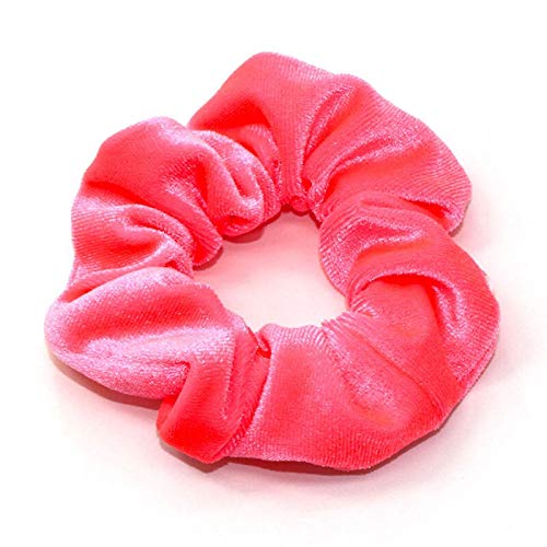 HUANGRONG Scrunchies Cuerda 2pc Moda Suave Terciopelo Raso elástico Grande Pelo for Las Mujeres Chicas Dulces Bandas del Pelo sólido Corbatas Gum Accesorios Cabello Girl (Color : Velvet 4)