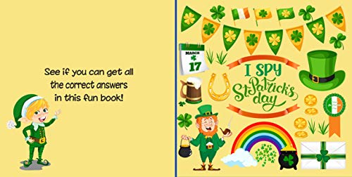 I Spy St. Patrick's Day: A Fun Guessing Game for Kids Aged 3-5| An Alphabet Interactive Picture Book for Preschoolers, Kindergarten &Children to Learn & Read (English Edition)