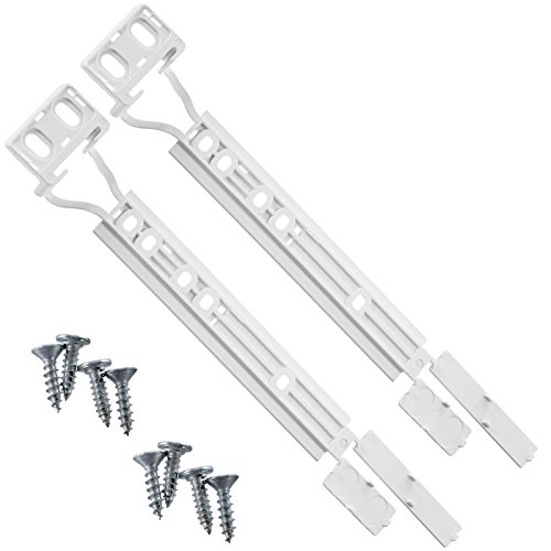 Ikea mtxtec FROSTIG FRYSA congelador puerta deslizante de plástico soportes de montaje de fijación (, 2 unidades)