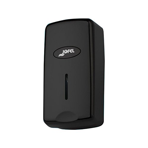 Jofel AC27650 - Dosificador de Jabón Smart Rellenable, 1 litro, ABS, Negro