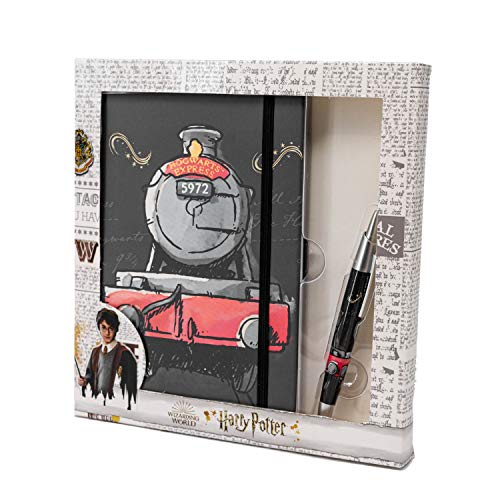 KARACTERMANIA Harry Potter Train-Caja Regalo Diario y Bolígrafo