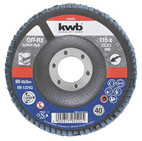 KWB 49795524 Disco lámina Cut-Fix, 115 x 22 mm