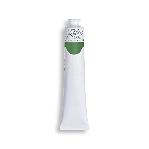 Lienzos Levante 0120405516 Rubens Cryl Pintura Acrílica, 516 Verde Óxido de Cromo, Tubo de 55 ml