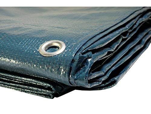 Lona para piscina de 150 g/m² – 10 x 15 m – Lona impermeable para cubrir la piscina