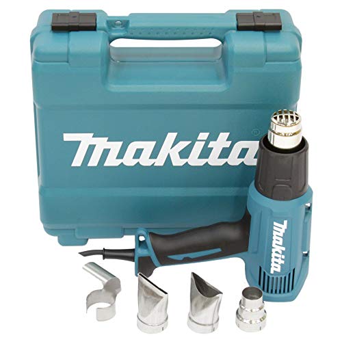 Makita HG5030K Pistola de Aire Caliente (1600 W), 0 W, 240 V, Negro/Azul