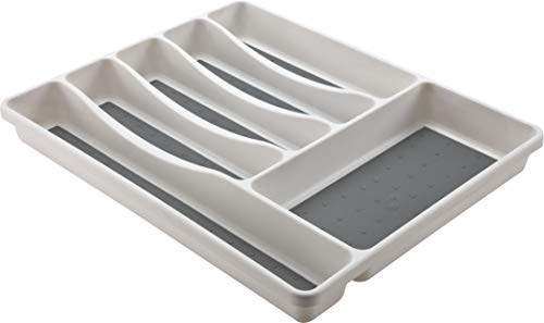 Mondex consumo PLS 262-00 Organizador de cubiertos para cajón de cocina, con 6 compartimentos, plástico, 42 x 32,7 cm