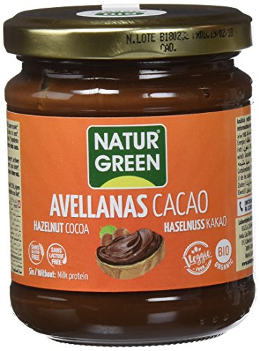 NATURGREEN CREMA AVELLANAS CHOCO SIN LECHE 200 gr