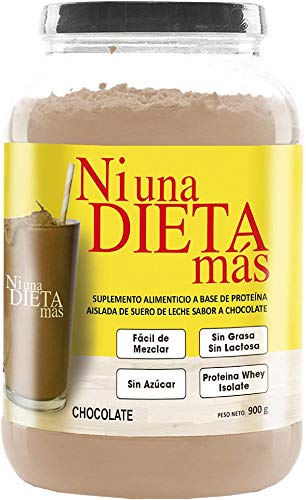 NI UNA DIETA MÁS Reduce el Abdomen con Proteína para Quitar la Ansiedad por Comer (para Niños y Adultos) sabor chocolate