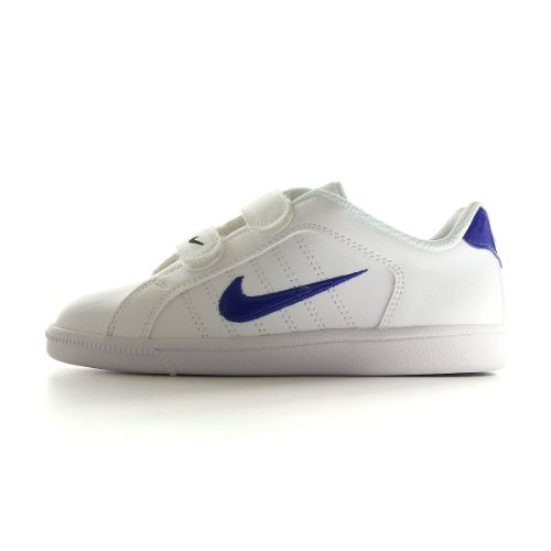 Nike Court Tradition 2 Plus (PSV) 407928135, zapatillas Mode niños, Blanco (blanco y azul), 31