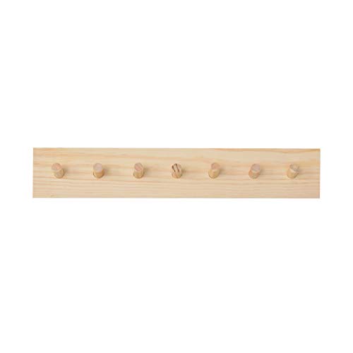 NOWON Estilo nórdico Gancho de Madera Maciza Colgador de Puerta Estante para Colgar en la Pared Abrigo Decorativo Llave S