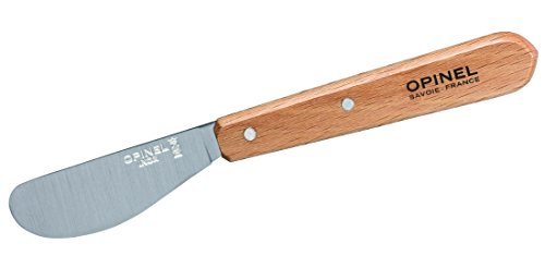 Opinel - Cuchillo de Cocina (Acero Inoxidable, 22,4 x 5,6 x 1 cm), Color marrón