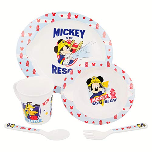 SET MICRO BABY 5 PCS. MICKEY MOUSE - DISNEY - TO THE RESCUE