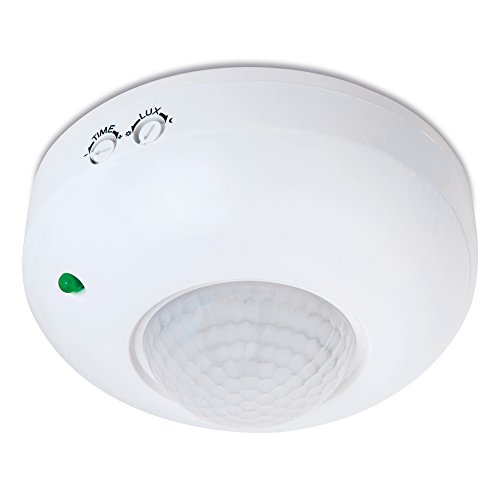 sonero IMS020-V2 detector de movimiento por infrarrojos de techo - instalación en interiores, clase de protección: IP20, campo de trabajo de 360 ​​° / 6 m, blanco