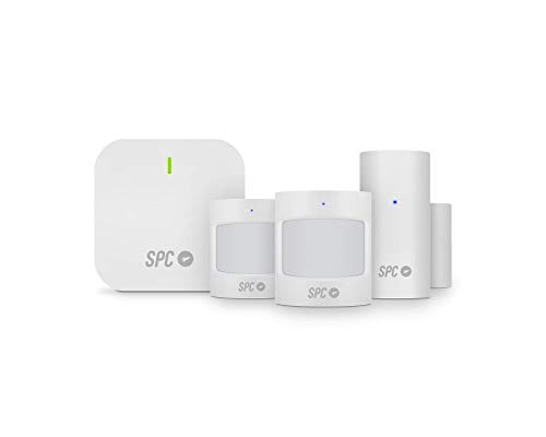 SPC Smart Sensor Set: Kit de sensores Zigbee para la Seguridad - Confort en el hogar, 2 sensores de Movimiento, 1 Sensor Puertas/Ventanas, Compatible con Amazon Alexa, Google Home