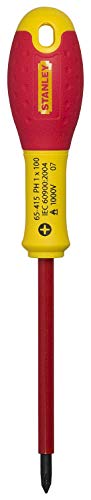 Stanley FatMax Destornillador FatMax Phillips PH1 X 100 mm 1-65-415, Rojo/Amarillo