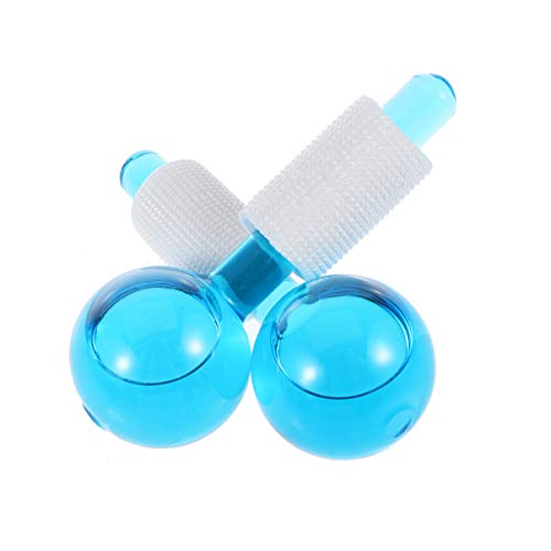 SUPVOX Cool Roller Ball Magic Ice Masajeador Facial Fraicheur Facial Globe Skin Massagers 2pcs