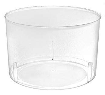 TELEVASO - 480 uds - Vaso Vino Chikito 220 ml - Plástico cristalino (PS) - Color Transparente - Ideal para Vino, Cerveza, Aperitivos, gazpacho, cremas, postres