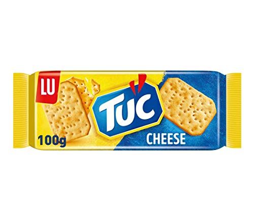 Tuc - Cracker Sabor Queso - Galletas Saladas Crujientes con Sabor a Queso, 100 g
