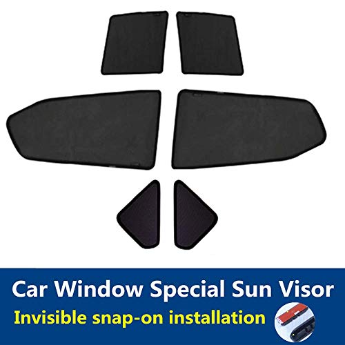TUTU-C 6 piezas de cubierta para ventana de coche, protección UV, protección solar, protector de ventana, parasol para Honda URV AVANCIER 2017 2018