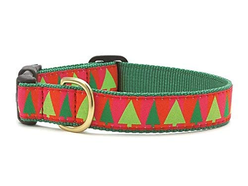 Up Country XTR-C-S Festive Trees Collar S Estrecho (5/8"), Collar de Perro, 200 g