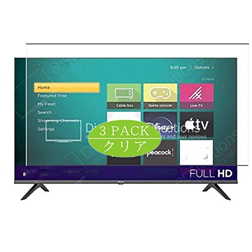 Vaxson Protector de pantalla de 3 unidades, compatible con Hisense 32H4030F3 TV de 31.5 pulgadas, protector de película de TPU [no protectores de vidrio templado]