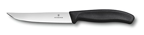 Victorinox Cuchillo, Acero Inoxidable, Negro, Mediano