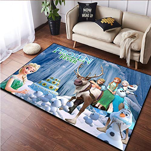 yan Alfombra Caricatura Hielo Y Nieve Mundo Dormitorio Sala De Estar Pasillo Habitación Infantil Alfombra Escuela Tienda Comercial Alfombra Antideslizante A Prueba De Humedad 70 * 140 Cm