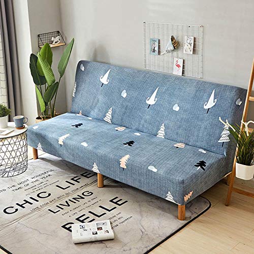 Zzyx Estiramiento Sofá Cama Cubierta Sin Apoyabrazos Abatible Sofá Cubierta De La Sala Principal Decoración Interior Y Exterior De Muebles Cómodos (Color : Color 20, Size : Cushion Cover 2pcs)