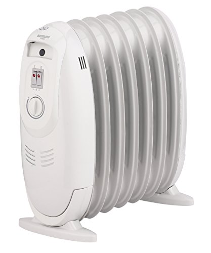 Bastilipo MRA-600 Radiador de aceite eléctrico de bajo consumo, 600 W, Acero, Blanco