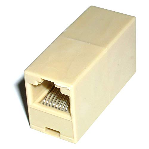 BeMatik - Empalme Cable UTP categoría 5 RJ45 hembra a RJ45 hembra