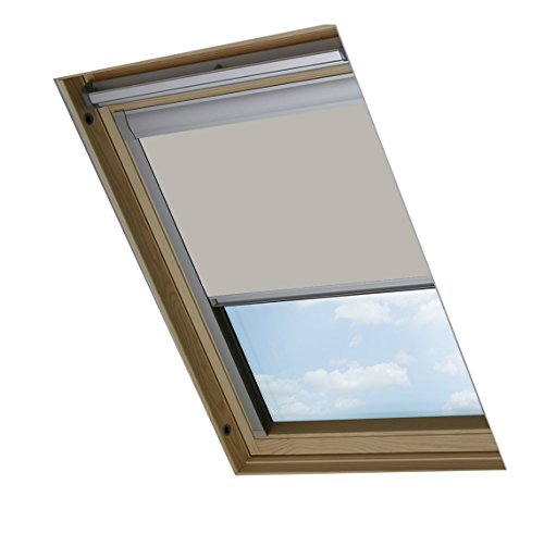 Bloc Skylight Blind Estor para Ventanas de Techo Fakro, 8 (94/118), Opaco, de Color Crema