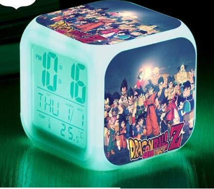 BMSYTY Hulinhai Snooze Reloj Despertador, Bola de dragón, Despertador LED, Reloj Despertador para niños, Reloj Digital, lámpara multifunción, Regalo + Caja