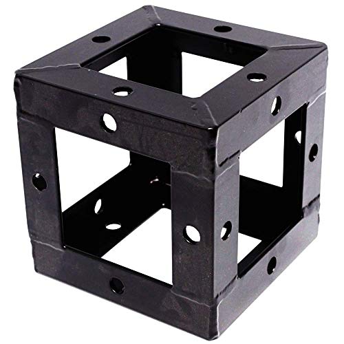 Cablematic - Truss cuadrado aluminio negro 150mm cubo de unión
