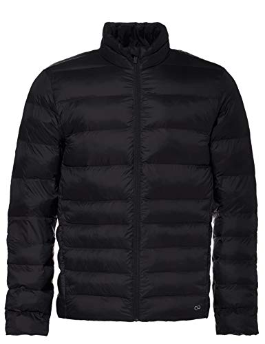 CARE OF by PUMA Chaqueta acolchada impermeable para hombre, Negro (Black), L, Label: L