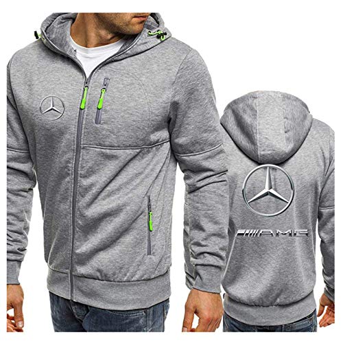 Daoxizhou Sudadera con Capucha para Hombre con Cremallera Me.RC.Edes-Ben.Z A.M.G Sudadera con Estampado CláSico Casual Trajes De Adolescentes para NiñOs,02,S