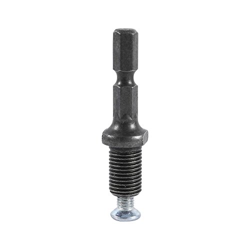 DEWIN Adaptador Portabrocas Hexagonal - Martillo eléctrico Portabrocas Adaptador de Espiga Hexagonal Rosca 3/8"-24UNF con Tornillo