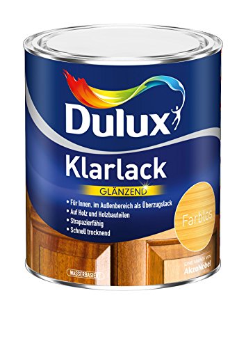 Dulux barniz transparente - brillante/de agua durante, 375 ml