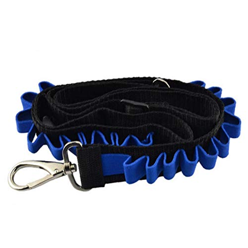 Durable 20 rondas Bandolier ajustable pistola de juguete bala correa de hombro portátil Dardos de almacenamiento de munición soporte para juego (negro y azul) regalo de vacaciones