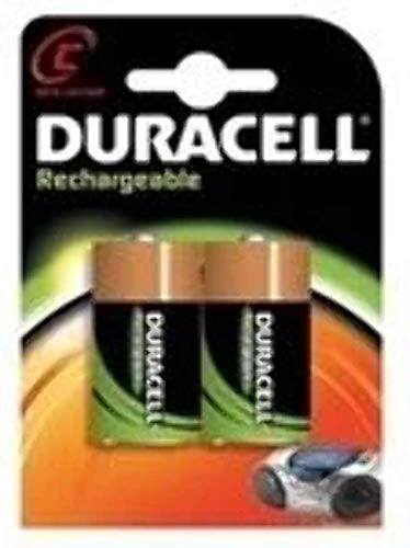 Duracell Ultra - Pilas recargables C 3000 mAh, paquete de 2 unidades