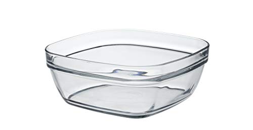 Duralex 2035 AF06 ensaladera Cuadrada Cristal Transparente 20 cm