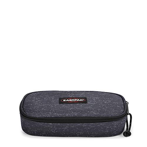 Eastpak Oval Single Estuche, 22 cm, Negro (Melange Print Dots)