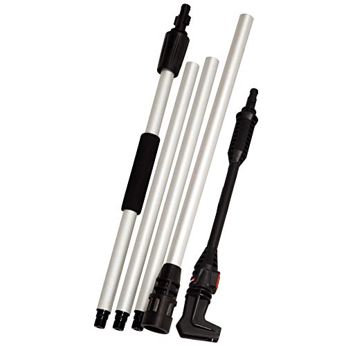 Einhell Extensión de metal original para limpiador de alta presión (2 m de longitud, incluye boquilla angular, apto para limpiadores de alta presión Einhell TC-HP 90, TC-HP 130, TE-HP 140 y TE-HP 170)