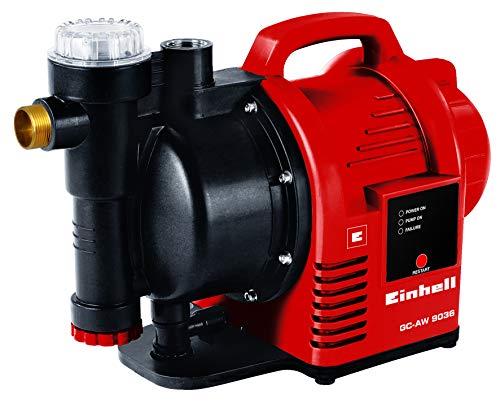 Einhell GC-AW 9036 4176720 - Bomba centrífuga de agua (para uso doméstico, 900 W, capacidad de extracción: 3600 l/h, interruptor de caudal, funcionamiento automático)