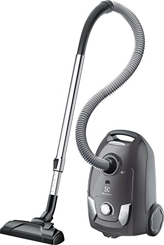 Electrolux EEG44IGM - Aspiradora con Saco Easygo, Hygiene Filter 12, 600 W, 3,5 litros, 80 decibelios, Gris