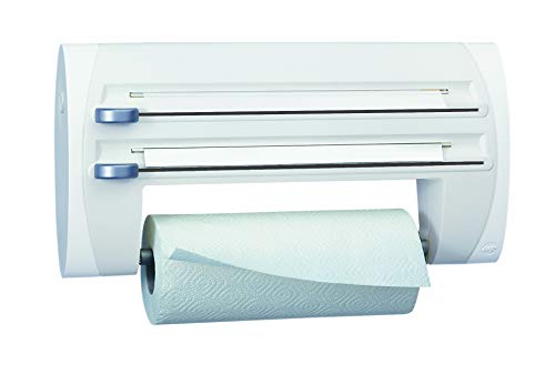 Emsa SUPERLINE Triple Roll Dispenser Portarrollos, Blanco